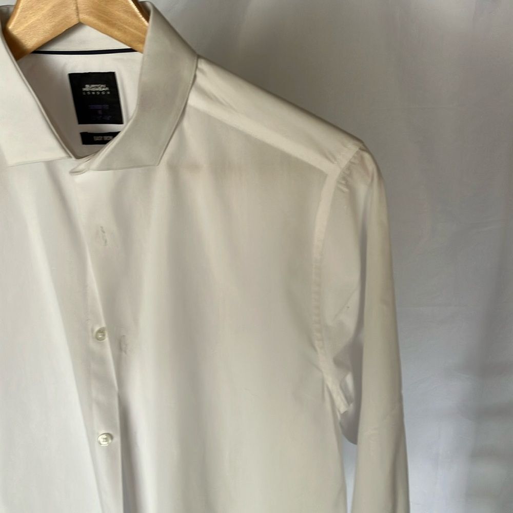 Burton White Dress Shirt Classic Formal Wear - Picture 3 of 4